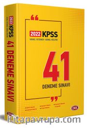 2022 KPSS Genel Yetenek - Genel Kültür 41 Deneme Sınavı