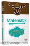 10.Sınıf Matematik Öğretmenin Ders Notları