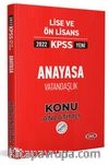 2022 KPSS Lise - Ön Lisans Anayasa Vatandaşlık Konu Anlatımlı