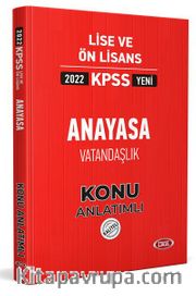 2022 KPSS Lise - Ön Lisans Anayasa Vatandaşlık Konu Anlatımlı