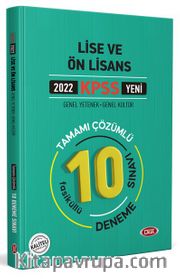 2022 KPSS Lise ve Ön Lisans Tamamı Çözümlü 10 Fasikül Deneme Sınavı