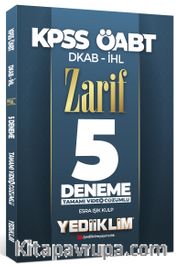2022 KPSS ÖABT DKAP- İHL Zarif Tamamı Video Çözümlü 5 Deneme