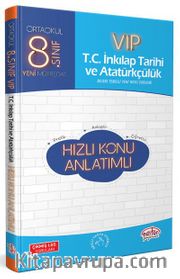 8. Sınıf VIP T.C. İnkılap Tarihi ve Atatürkçülük Hızlı Konu Anlatımı