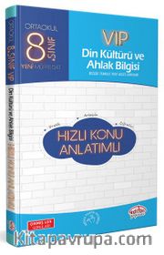 8. Sınıf VIP Din Kültürü ve Ahlak Bilgisi Hızlı Konu Anlatımlı