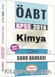 2016 KPSS ÖABT Kimya Öğretmenliği Tamamı Çözümlü Soru Bankası
