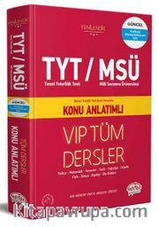 TYT MSÜ VIP Tüm Dersler Konu Anlatımlı