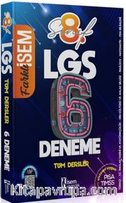 2022 Farklı İsem LGS 8. Sınıf Tüm Dersler Dijital Çözümlü 6 Deneme