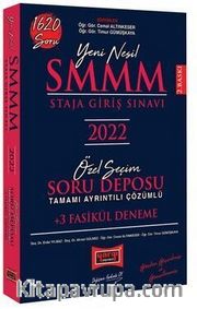 2022 SMMM Staja Giriş Sınavı Tamamı Ayrıntılı Çözümlü Özel Seçim Soru Deposu +3 Fasikül Deneme