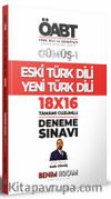 2022 ÖABT Türk Dili Edebiyatı Eski Türk Dili-Yeni Türk Dili 18x16 Deneme Gümüş-1