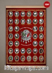 Full Frame Kanvas Poster - Osmanlı Padişahları - Kayın (FFK-011)