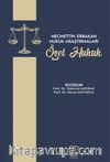 Necmettin Erbakan Hukuk Araştırmaları Özel Hukuk