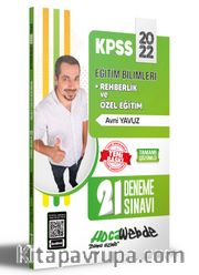 2022 KPSS Eğitim Bilimleri Rehberlik ve Özel Eğitim 21 Deneme Sınavı