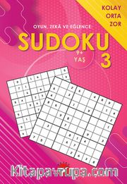 Oyun, Zeka ve Eğlence: Sudoku 3 Kolay, Orta, Zor (9+ Yaş)