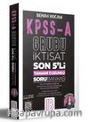 KPSS A Grubu İktisat Son 5'li Tamamı Çözümlü Soru Bankası 