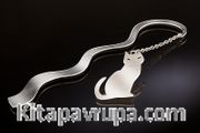 Askılı Kedi (Gümüş Kaplama Ayraç)