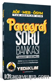 2022 AÖF MEB ÖSYM Tüm Adaylar İçin Paragraf Tamamı Çözümlü Soru Bankası