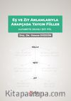 Eş ve Zıt Anlamlarıyla Arapçada Yaygın Fiiller