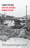 Sarı Gül Desenli Kırmızı Fistan