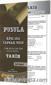 2016 KPSS Pusula Tarih Çek Kopart Yaprak Test