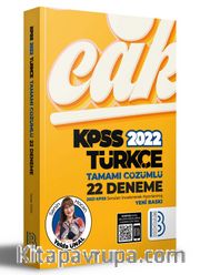 2022 KPSS Türkçe Tamamı Çözümlü 22 Deneme 