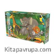 Laço Kids Doğadaki Hayvanlar Puzzle 100 Parça(73436)