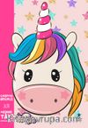 Maskeni Tak Unicorn Boyama Kitabı