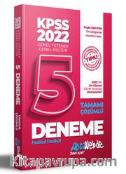 2022 KPSS Genel Yetenek Genel Kültür Tamamı Çözümlü 5 Fasikül Deneme Sınavı