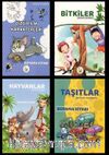Okul Öncesi Zeka Geliştirici Boyama Seti (4 Kitap)