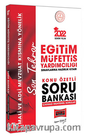 2022 MEB Eğitim Müfettiş Yardımcılığı Sınavlarına Hazırlık Kitabı Çıkması Muhtemel Sorular Konu Özetli Soru Bankası (Mali ve Mevzuat Kısmına Yönelik)