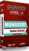 KPSS A Muhasebe Duayen Tamamı Çözümlü Soru Bankası