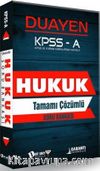 KPSS A Hukuk Duayen Tamamı Çözümlü Soru Bankası