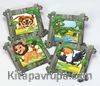Full Frame Duvar Sanatları - Animal Frame Duvar Yapışkanlı 5 (MDF) (FF-DS309)