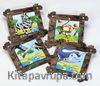 Full Frame Duvar Sanatları - Animal Frame Duvar Yapışkanlı 4 (MDF) (FF-DS308)