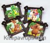 Full Frame Duvar Sanatları - Animal Frame Duvar Yapışkanlı 3 (MDF) (FF-DS307)