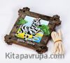 Full Frame Duvar Sanatları - Animal Frame İp Askılı 4 (Kontra) (FF-DS303)