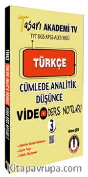 Türkçe Cümlede Analitik Video Ders Notları 3
