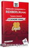 2022 ÖABT Empati Psikolojik Danışmanlık ve Rehberlik Tamamı Çözümlü 5 Deneme Sınavı