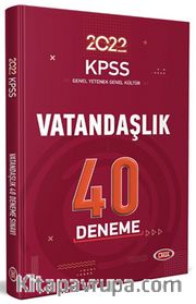 2022 KPSS Vatandaşlık  40 Deneme Sınavı 