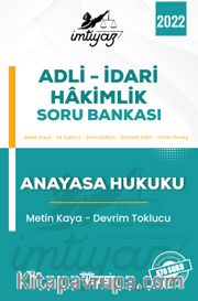 İmtiyaz Adli - İdari Hakimlik Soru Bankası Anayasa Hukuku