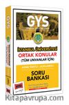 GYS İstanbul Üniversitesi Ortak Konular Konu Özetli - Açıklamalı Soru Bankası