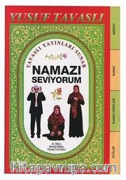 Namazı Seviyorum Abdest Namaz Sureleri Duaları (Kitap Boy) (Kod: B19)