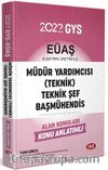 Elektrik Üretim Aş (Eüaş) GYS Müdür Yardımcısı (Teknik) - Teknik Şef - Başmühendis Alan Konuları Konu Anlatımlı 
