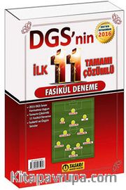 2016 DGS'nin İlk 11 Tamamı Çözümlü Fasikül Deneme