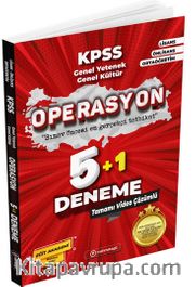 KPSS Genel Kültür Genel Yetenek Operasyon 5+1 Deneme Video Çözümlü