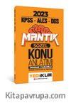 2023 KPSS-ALES-DGS Sözel Mantık Konu Anlatımı