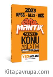 2023 KPSS-ALES-DGS Sözel Mantık Konu Anlatımı