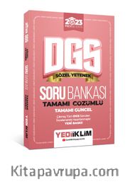 2023 Prestij Serisi DGS Sözel Yetenek Tamamı Çözümlü Soru Bankası