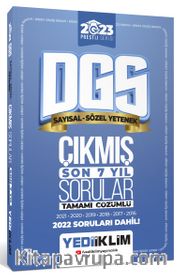 2023 DGS Tamamı Çözümü Son 7 Yıl Çıkmış Sorular