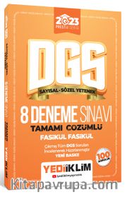 2023 DGS Prestij Serisi Tamamı Çözümlü 8 Fasikül Deneme