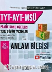 TYT AYT MSÜ Anlam Bilgisi Pratik Konu Özetli Soru Çözüm Taktikleri
